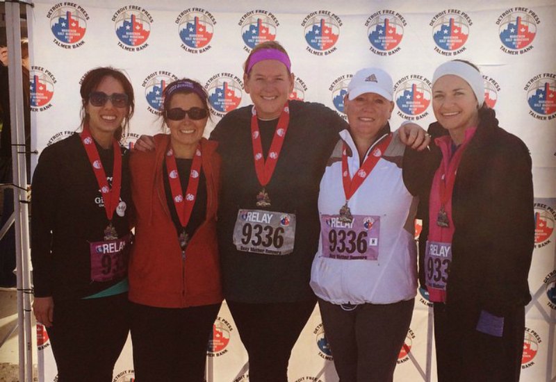 Girls on the Run support team runs 1,617.1 miles at Freep Marathon