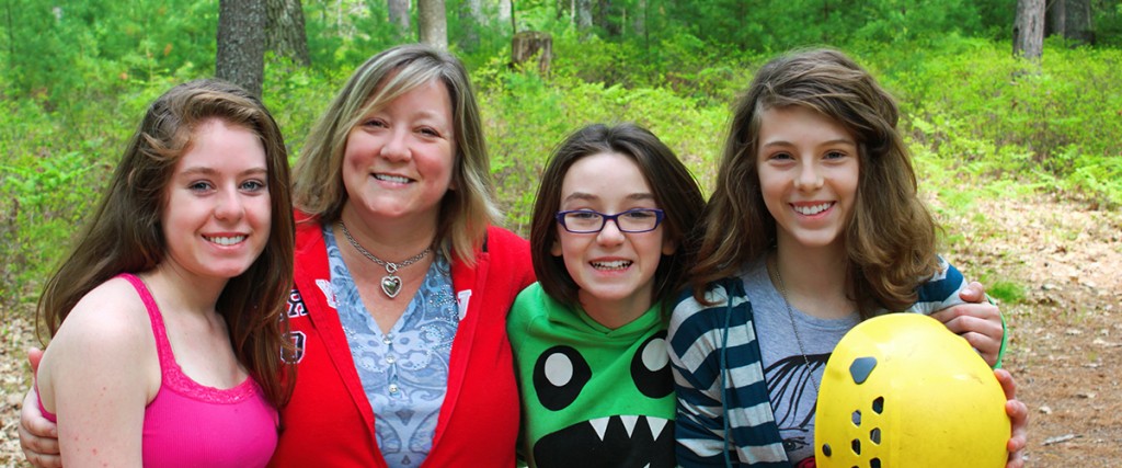 a family enjoying family camp