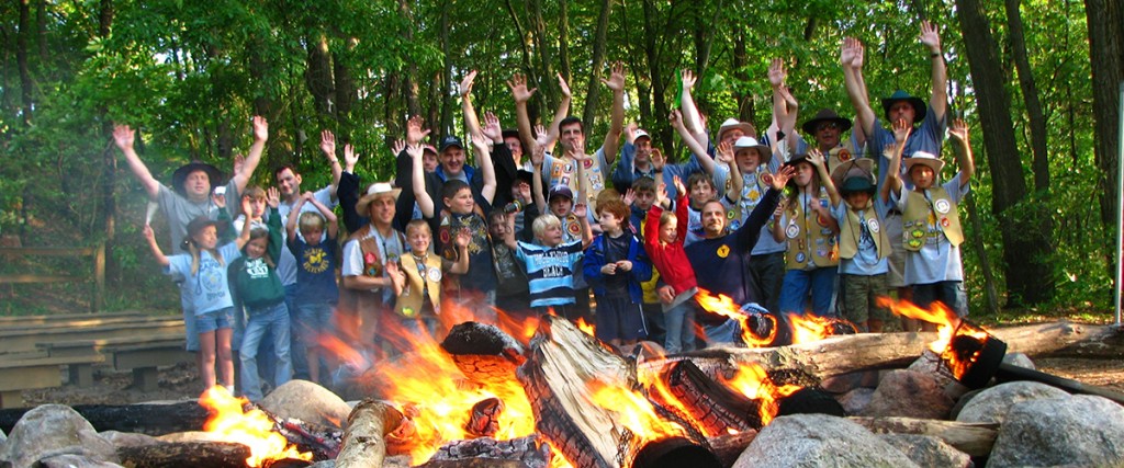 around the campfire at adventure guides
