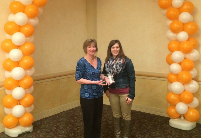 The Livonia Family YMCA receives MS Champion Award