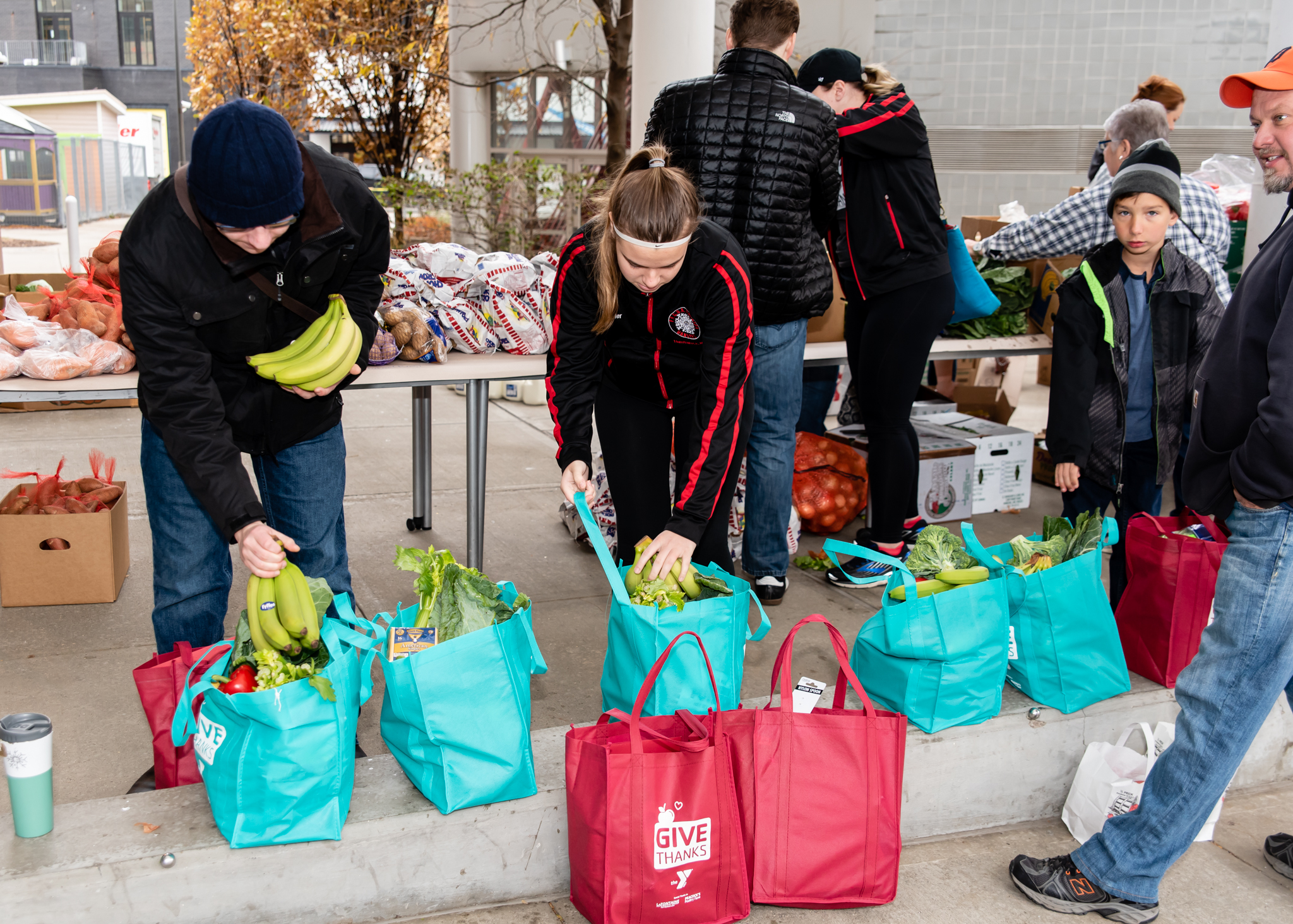 YMCA provides for families with Fresh Baskets Program!