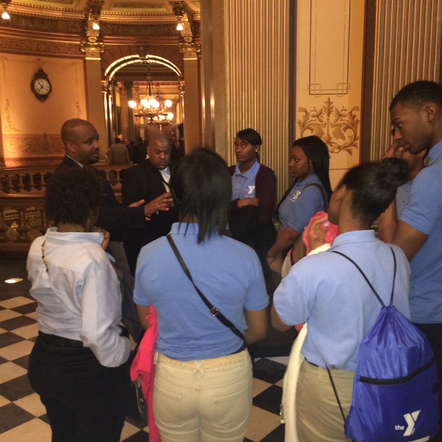 youth in government students in Lansing