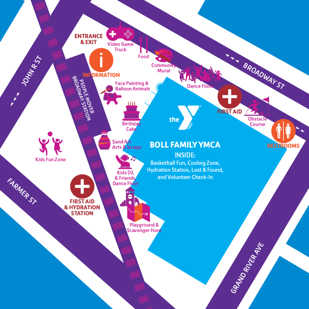 Y 170 Big Block Party map